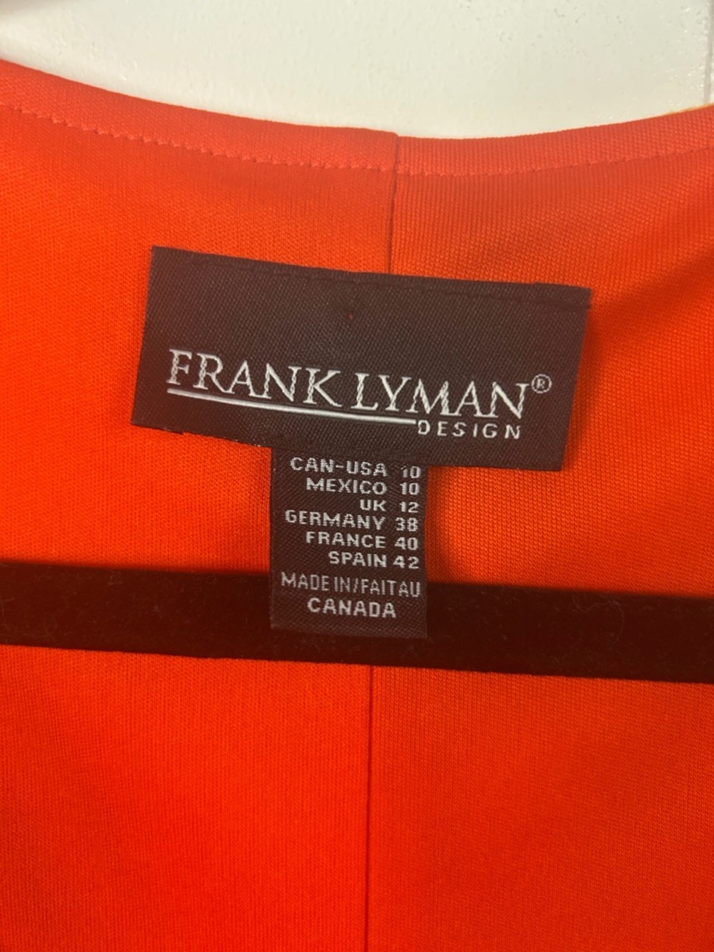Frank Lyman Design Dress Size 10 Animal Print Ruched Faux Wrap Knee Length Midi - Picture 9 of 13